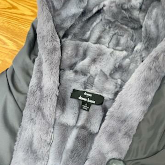 Reversible gray jacket - Picture 6 of 8